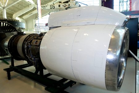 Pratt & Whitney JT3D turbofan engine, 1958 - Evergreen Aviation & Space Museum - McMinnville, Oregon - DSC00877