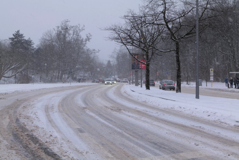 Prellerweg Berlin-Schöneberg with snow 2021-02-08 01