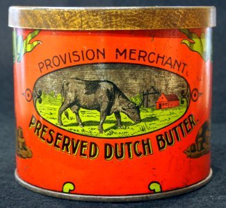 Preserved Dutch Buuter tin, Provision Merchant, HJ Wijsman & Zonen, Amsterdam, foto6