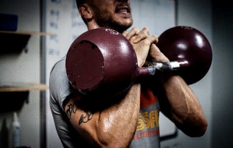 Crossfit fitness exercise photo