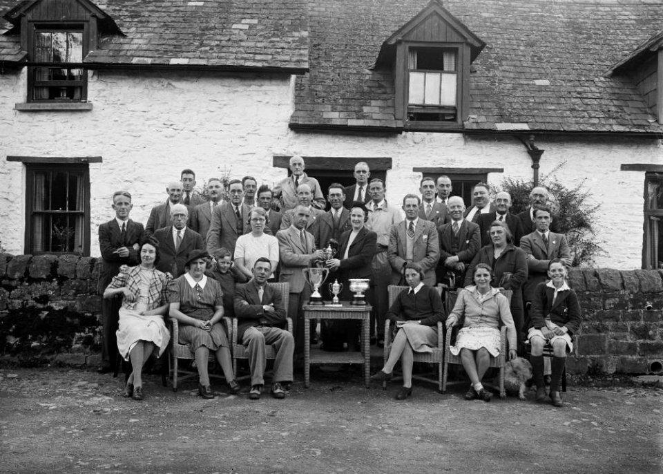 Presentation of golfing trophies, Builth Wells Golf Club (1294202)
