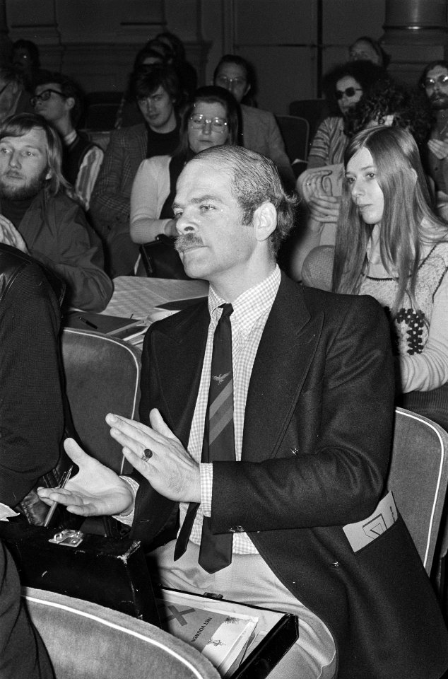 PPR-congres in Arnhem Bas de Gaay Fortman op het congres, Bestanddeelnr 927-7269