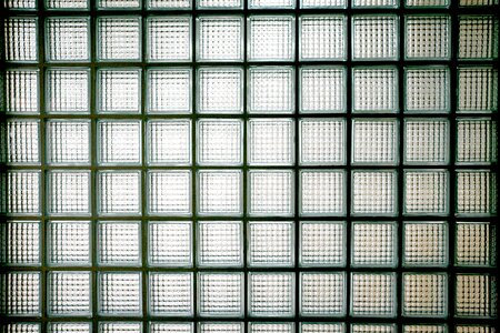 Pattern glass wall photo