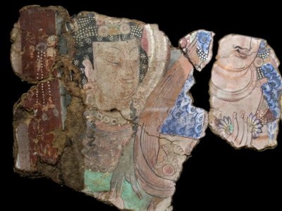 Prédication. Kucha.Musée des arts asiatiques Guimet