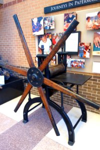 Press made by D & J Greig, Edinburg - Robert C. Williams Paper Museum - DSC00734