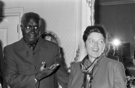 President Kaunda van Zambia op bezoek bij premier Lubbers op Catshuis president, Bestanddeelnr 934-7251