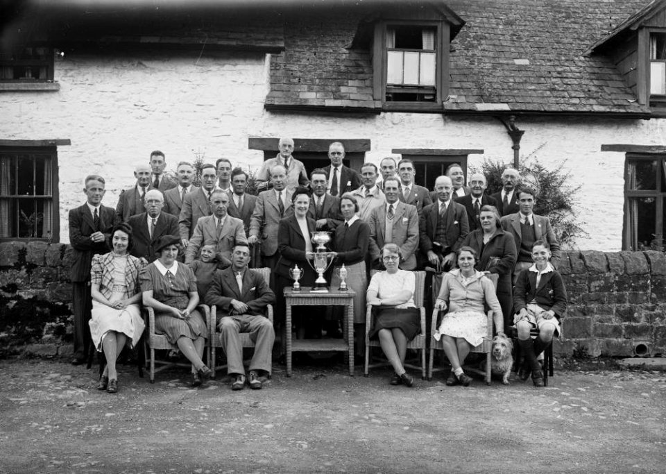 Presentation of golfing trophies, Builth Wells Golf Club (1294659)