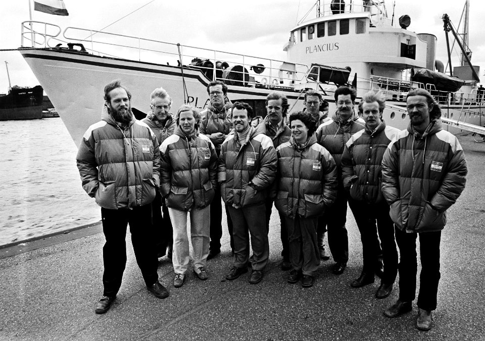Presentatie Spitsbergen expeditie voor hun schip Plancius, Bestanddeelnr 930-8879