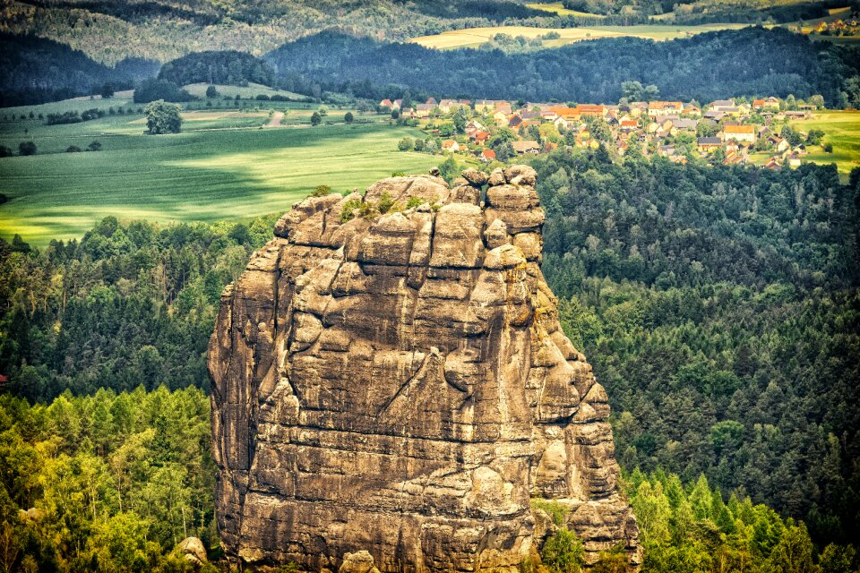 Green sand stone climb