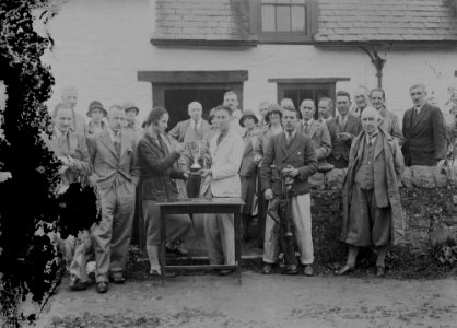Presentation of a trophy to a golfer at Builth Wells Golf Club (1295143)
