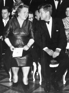 President Kennedy en Nina Chroestjev, Bestanddeelnr 912-5543 (cropped)