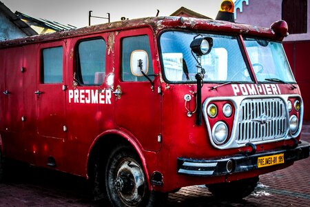 Firetruck brigade vehicle