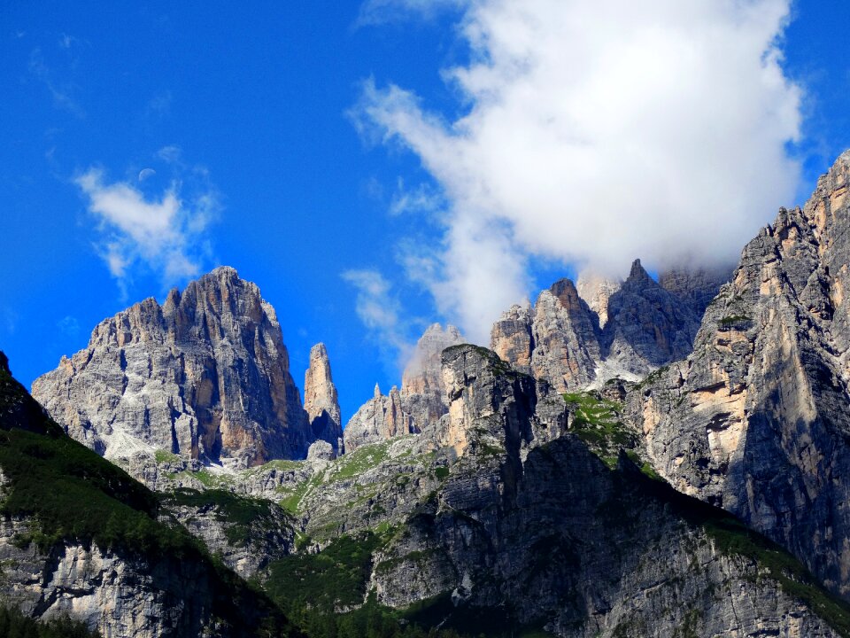 Peaks of the brenta mountain excursion
