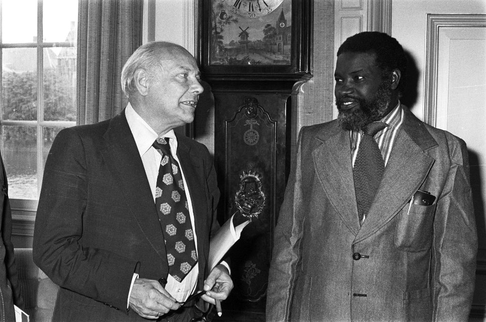 President Swapo, Sam Noejoma bij Den Uyl, Bestanddeelnr 929-2354