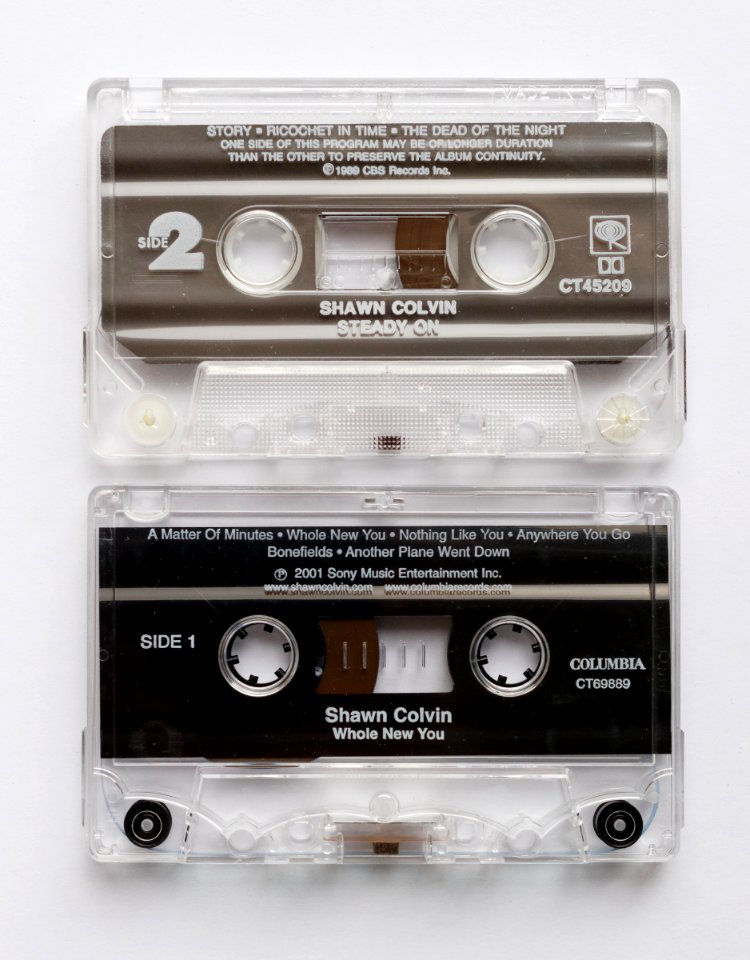 Prerecorded cassettes with (1988) and without (2001) Dolby NR
