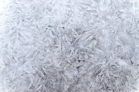 Ice texture frost photo