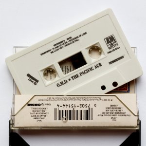 Prerecorded cassette (OMD - The Pacific Age) with Chrome-120us marking 02