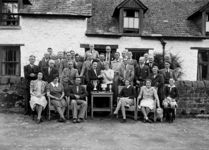 Presentation of golfing trophies, Builth Wells Golf Club (1294925)