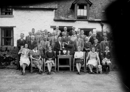 Presentation of golfing trophies, Builth Wells Golf Club (1293668)