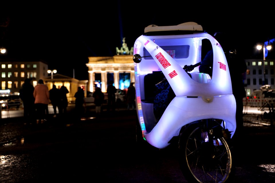 Preparation of ZDF new year TV show at Brandenburg gate 2020-12-30 35