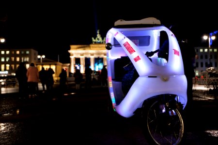 Preparation of ZDF new year TV show at Brandenburg gate 2020-12-30 35