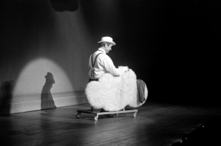 Premiere van Toon Hermans tiende One man show te Tilburg, Toon tijdens zijn show, Bestanddeelnr 918-8183