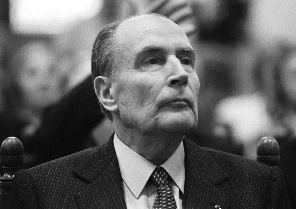 President Mitterand bij slotzitting Europa Congres Mitterand, kop, Bestanddeelnr 934-2444 (cropped)