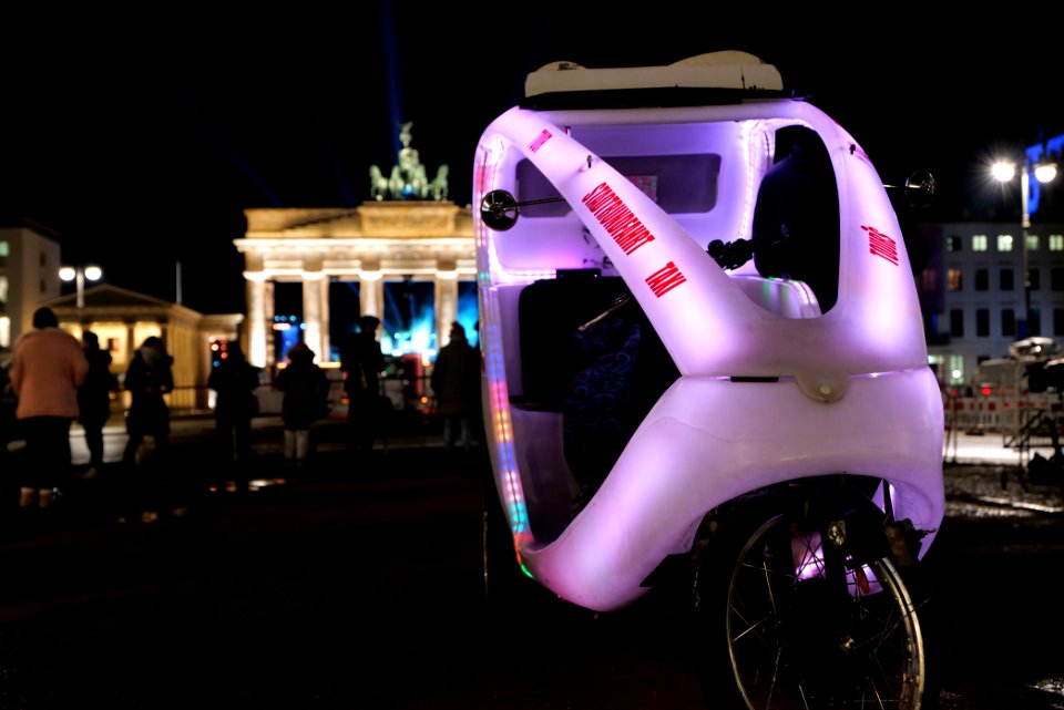 Preparation of ZDF new year TV show at Brandenburg gate 2020-12-30 37