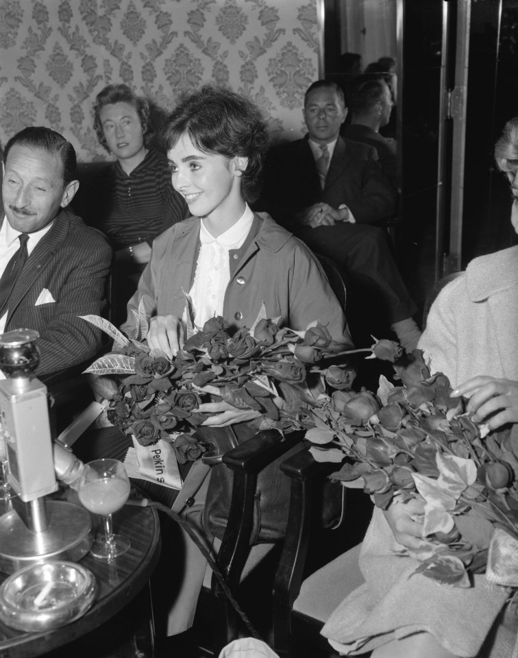 Receptie in het Amstelhotel in aanwezigheid van Millie Perkins, Bestanddeelnr 910-4005
