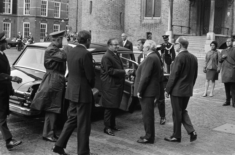 Presidenten, staatsbezoeken, Tito, Josip Broz, Bestanddeelnr 923-9425