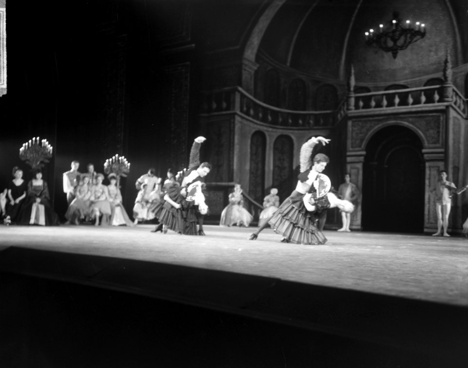 Premiere van Het Zwanenmeer door Nationaal Ballet te Apeldoorn, scene, Bestanddeelnr 917-5161