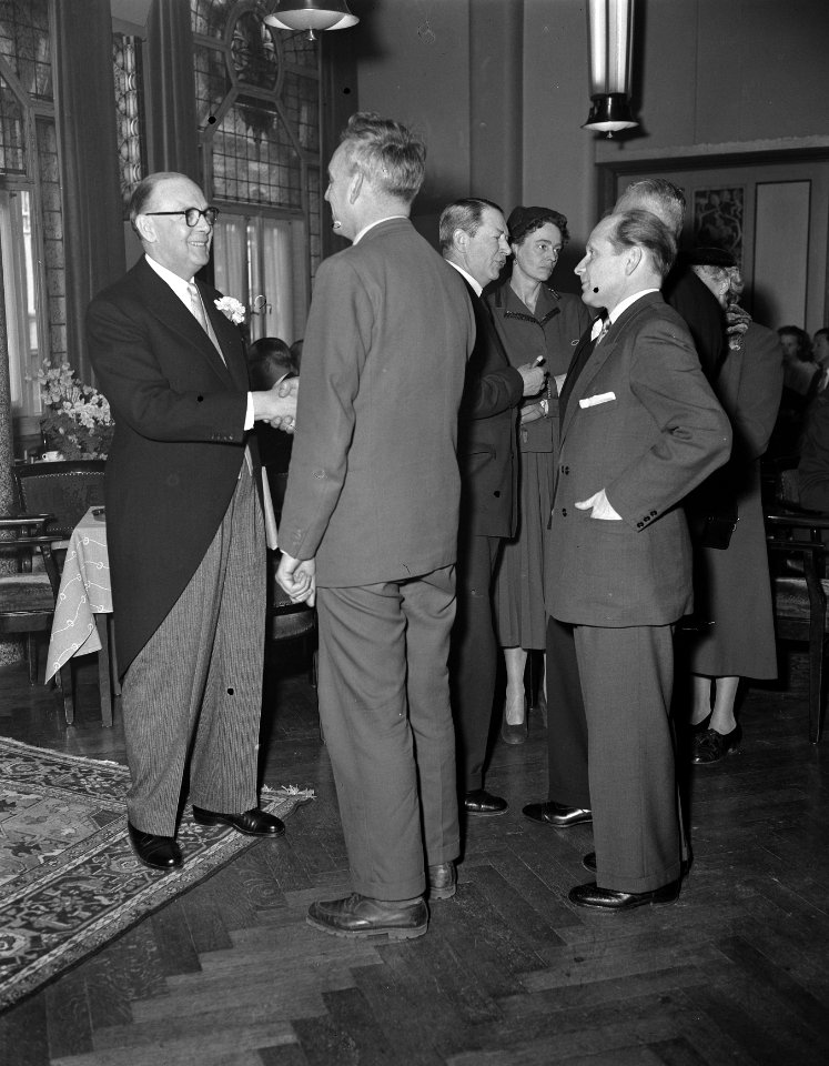 Receptie jubilea Ir. W. Kropkolder Amsterdam, Bestanddeelnr 907-0500