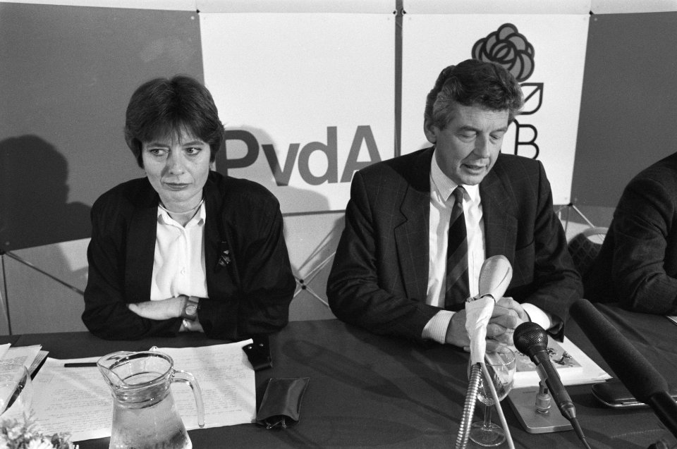 Presentatie PvdA-strategierapport Bewogen Beweging door Wim Kok en Marjanne Si, Bestanddeelnr 934-2642