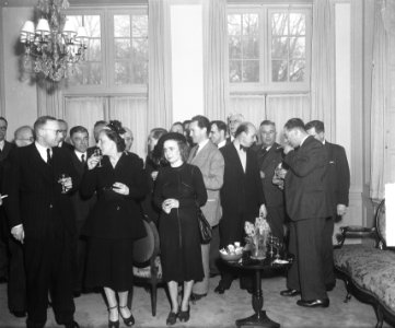 Receptie Luxemburg legatie Jac. Catslaan 2 Den Haag, Bestanddeelnr 903-3099