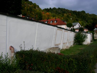 Rebdorfer Str Eichstätt -Mauer ehem engl Garten