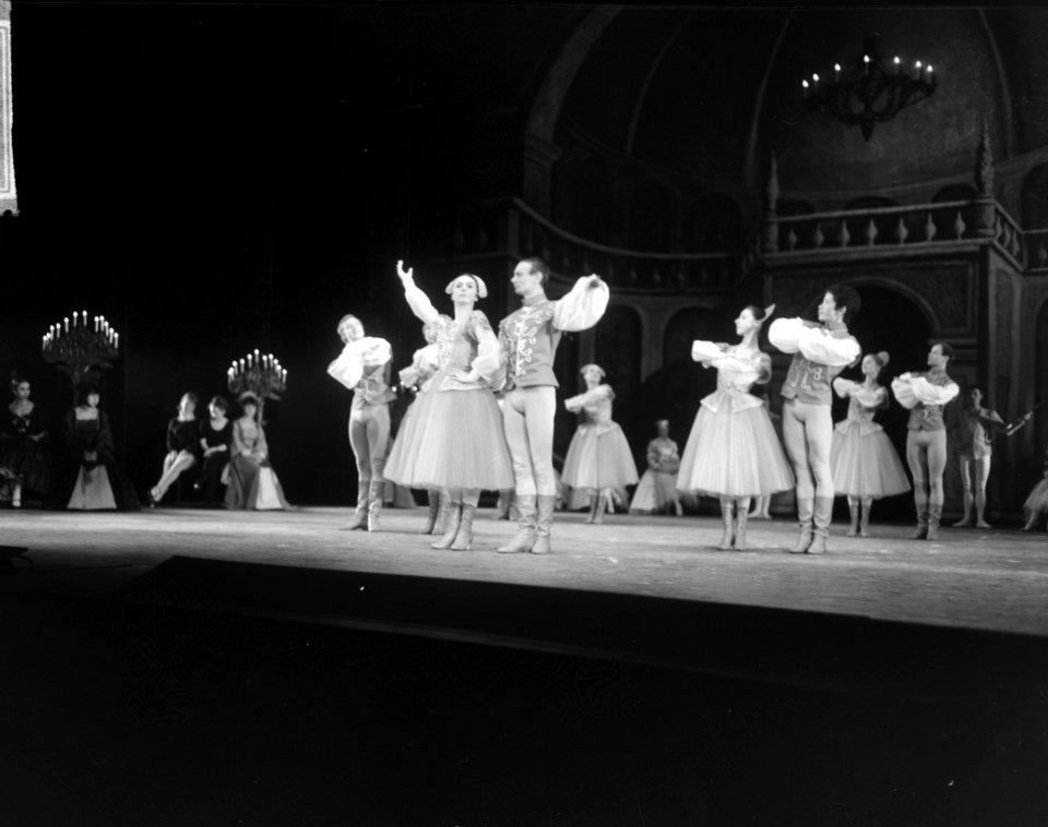 Premiere van Het Zwanenmeer door Nationaal Ballet te Apeldoorn, scene, Bestanddeelnr 917-5163