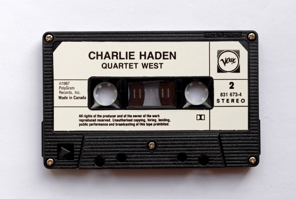 Prerecorded cassette (Charlie Haden, Verve 1987) 02