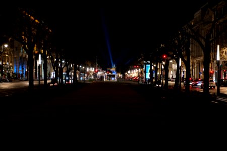 Preparation of ZDF new year TV show at Brandenburg gate 2020-12-30 01