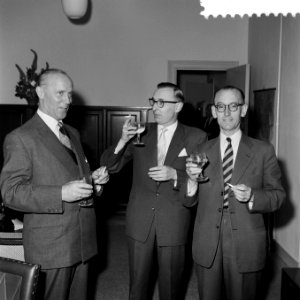 Receptie Duits Consulaat, Parklaan 36 , Rotterdam, Bestanddeelnr 908-7373