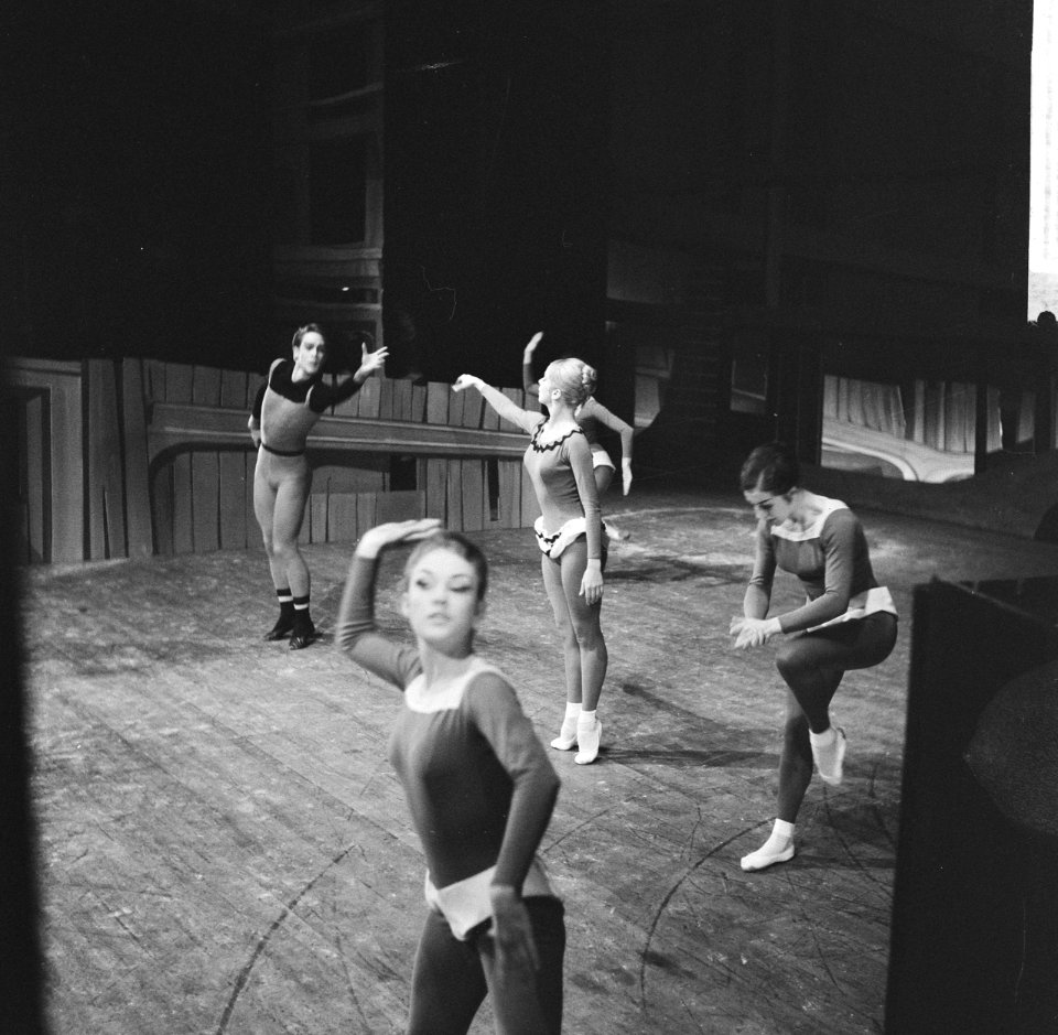 Premiere van Nationaal Ballet in Stadschouwburg Dansscenes, Bestanddeelnr 913-3180