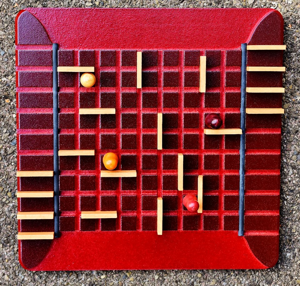 Wood board games play stone