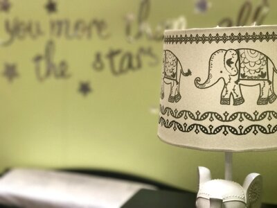 Nursery lamp baby bedroom infant bedroom