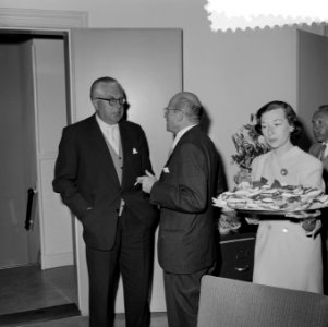 Receptie Duits Consulaat, Parklaan 36 , Rotterdam, Bestanddeelnr 908-7382