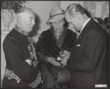Recepties, jaarwisselingen, ministers, commissarissen der Koningin, Bestanddeelnr 092-1029