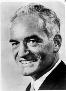 Presidentsverkiezingen in Amerika, Barry Goldwater (kop zonder bril, Bestanddeelnr 917-0873