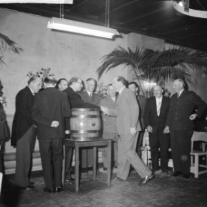Receptie in Amstelbrouwerij van Vereniging van Jachtopzieners, Bestanddeelnr 912-5783