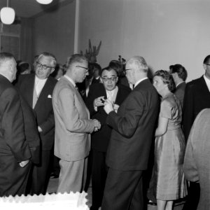 Receptie Duits Consulaat, Parklaan 36 , Rotterdam, Bestanddeelnr 908-7376