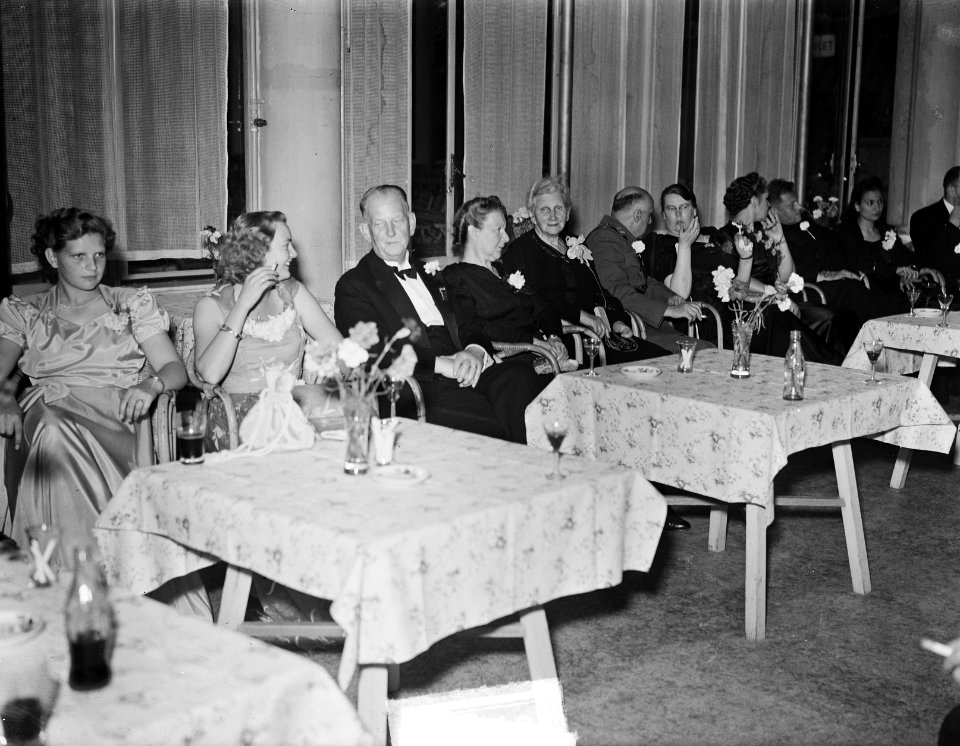 Receptie en diner heer Smulders sr. te Rotterdam, Bestanddeelnr 903-5876