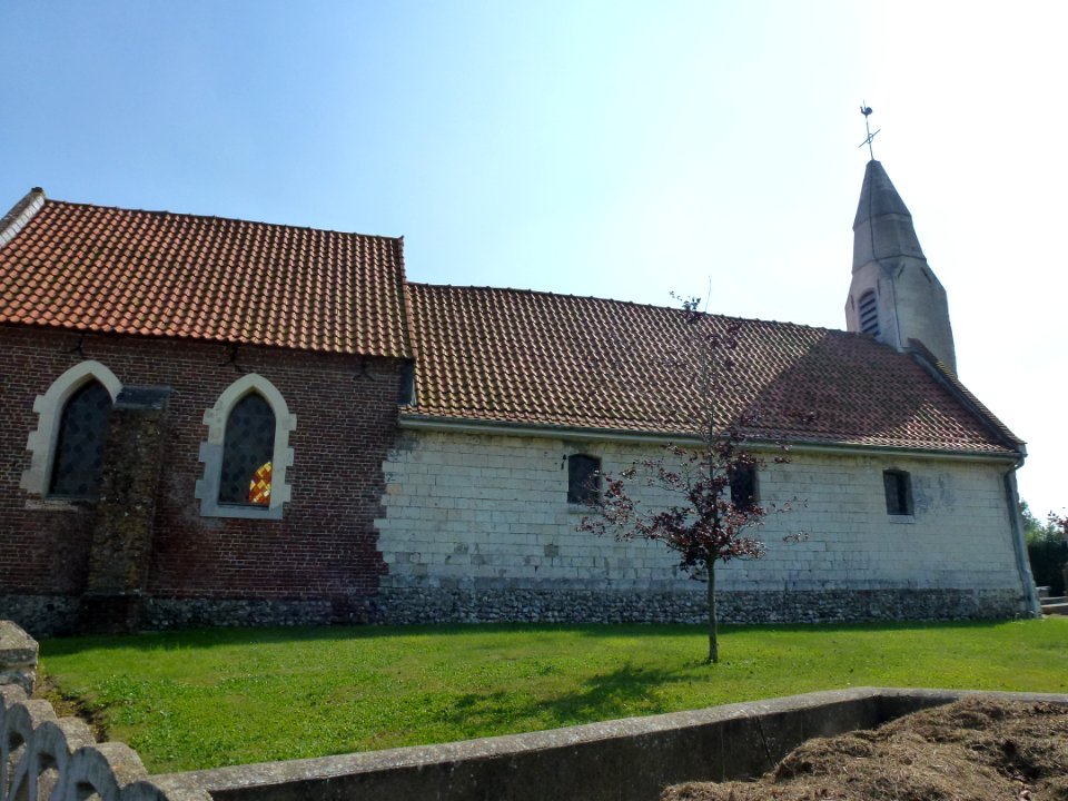 Rebergues (Pas-de-Calais) église Saint Folquin (01)