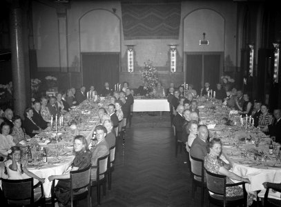 Receptie firma Boekel. Diner, Bestanddeelnr 902-7613